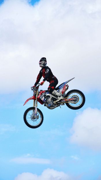 motocross, jump Wallpaper 640x1136
