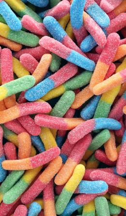 gummy worms Wallpaper 600x1024