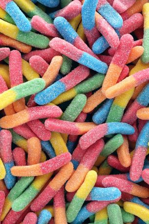 gummy worms Wallpaper 640x960