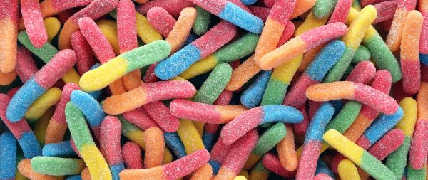 gummy worms Wallpaper 2560x1080