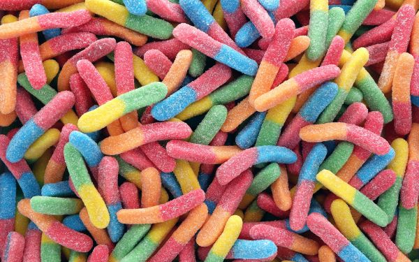 gummy worms Wallpaper 1920x1200