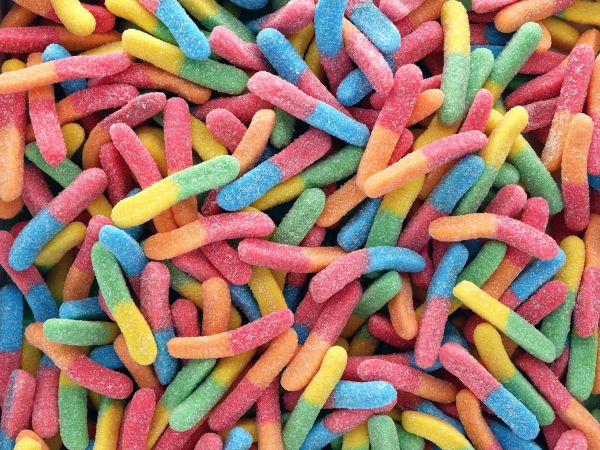 gummy worms Wallpaper 1024x768