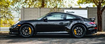 Porsche 911 Turbo S, sports car Wallpaper 2560x1080