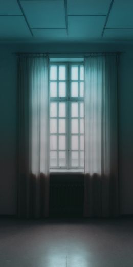 windows, tulle, room Wallpaper 720x1440