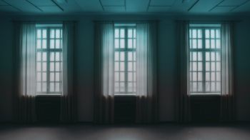 windows, tulle, room Wallpaper 1920x1080