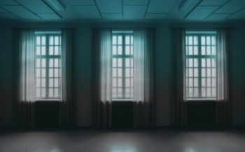 windows, tulle, room Wallpaper 2560x1600