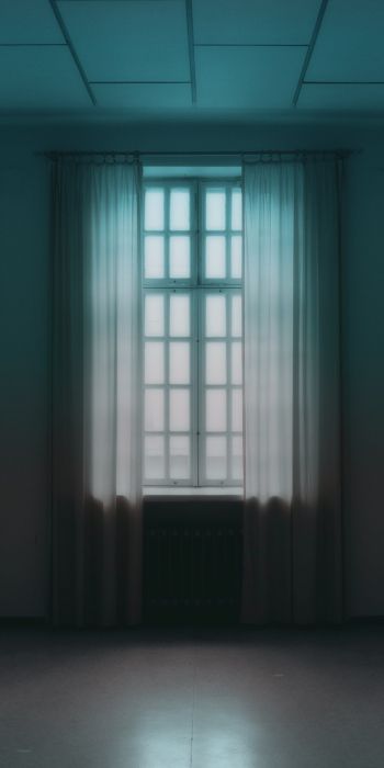 windows, tulle, room Wallpaper 720x1440