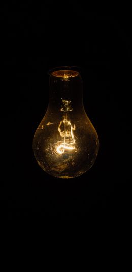 light bulb, world Wallpaper 1080x2220