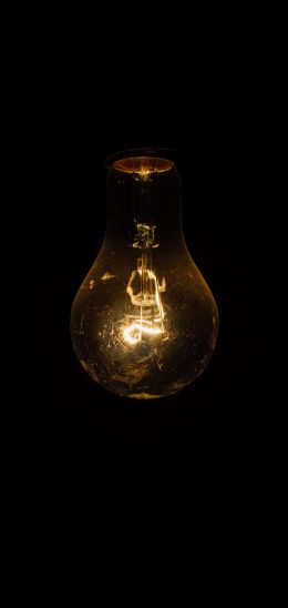 light bulb, world Wallpaper 1080x2280