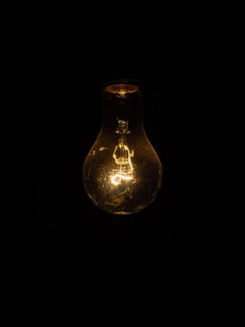 light bulb, world Wallpaper 1668x2224