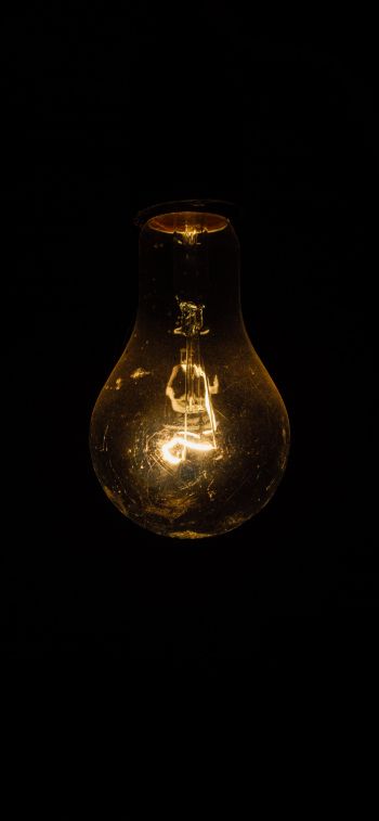 light bulb, world Wallpaper 1242x2688