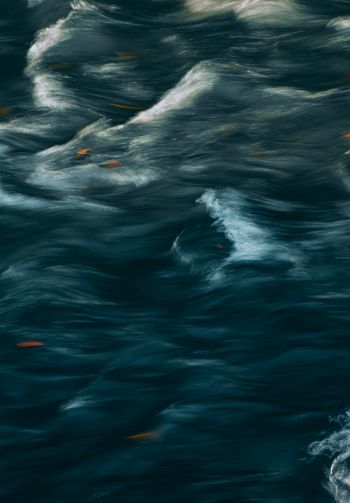 art, waves, sea Wallpaper 1640x2360