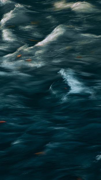 art, waves, sea Wallpaper 640x1136