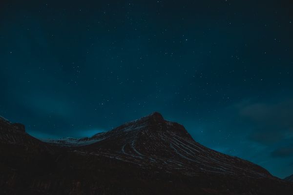 Iceland, mountains, starry night Wallpaper 6000x4000