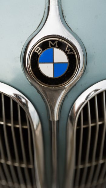 Обои 640x1136 BMW, логотип