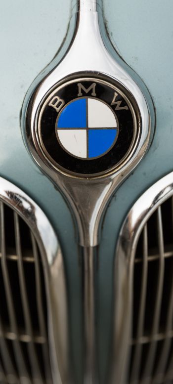 Обои 720x1600 BMW, логотип