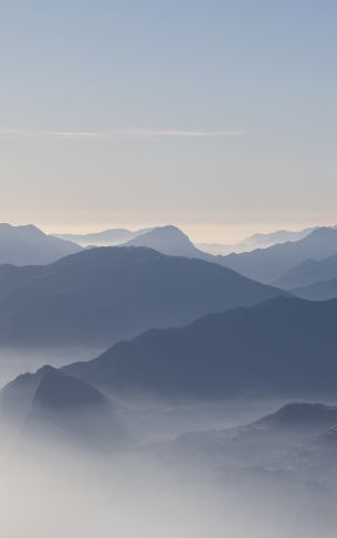 mountains, Italy, clouds Wallpaper 1752x2800