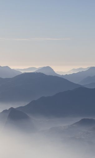 mountains, Italy, clouds Wallpaper 1200x2000