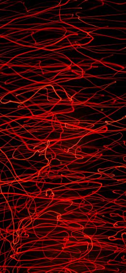 red, bright, lines Wallpaper 1080x2340