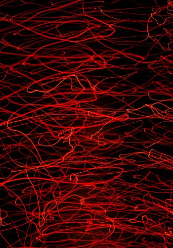 red, bright, lines Wallpaper 1668x2388