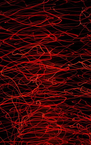 red, bright, lines Wallpaper 1600x2560