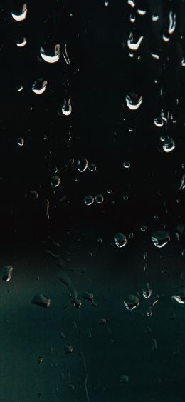 raindrops on glass Wallpaper 1080x2340