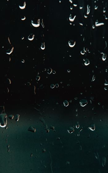 raindrops on glass Wallpaper 1600x2560