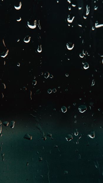 raindrops on glass Wallpaper 1440x2560