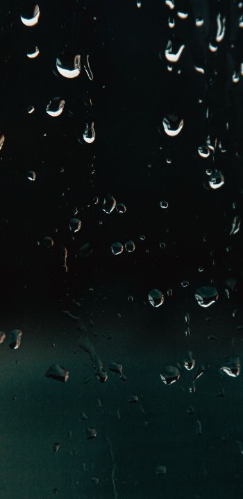 raindrops on glass Wallpaper 1080x2220