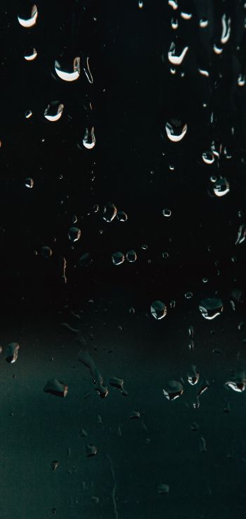 raindrops on glass Wallpaper 1080x2280
