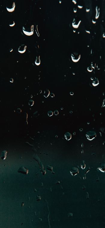 raindrops on glass Wallpaper 1284x2778