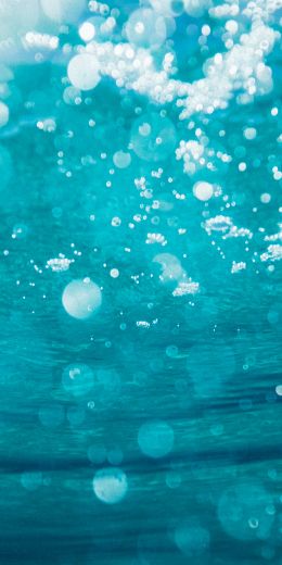 underwater, bubbles Wallpaper 720x1440