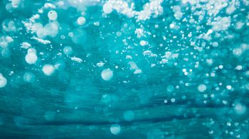 underwater, bubbles Wallpaper 1280x720