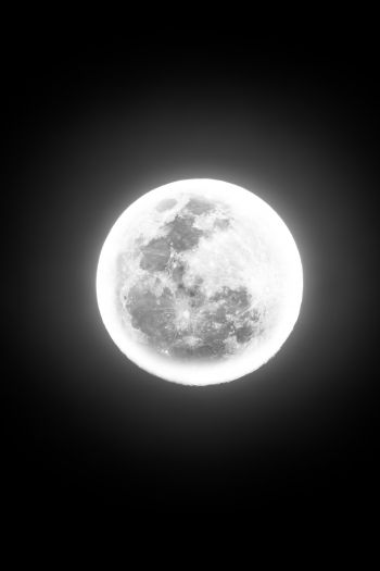 moon, night, world Wallpaper 640x960