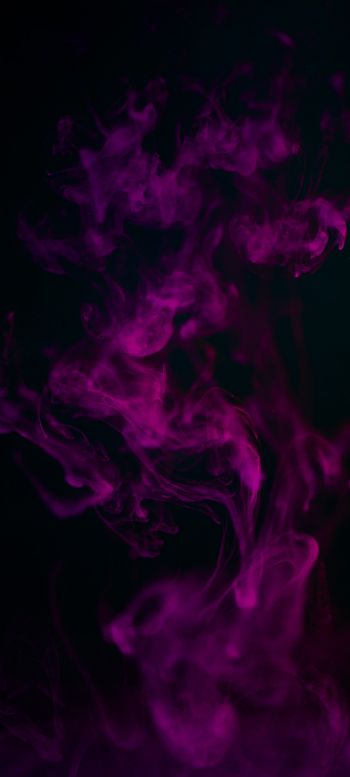 smoke, bright, dark Wallpaper 1440x3200