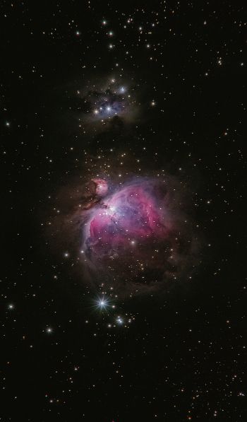 Обои 600x1024 астрономия, звезды, туманность