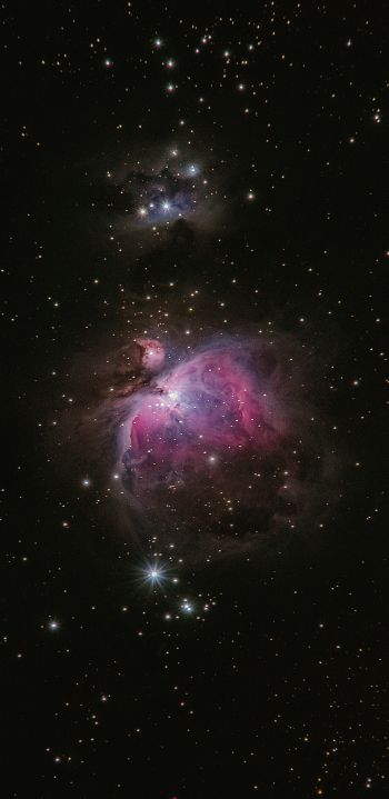 Обои 1440x2960 астрономия, звезды, туманность