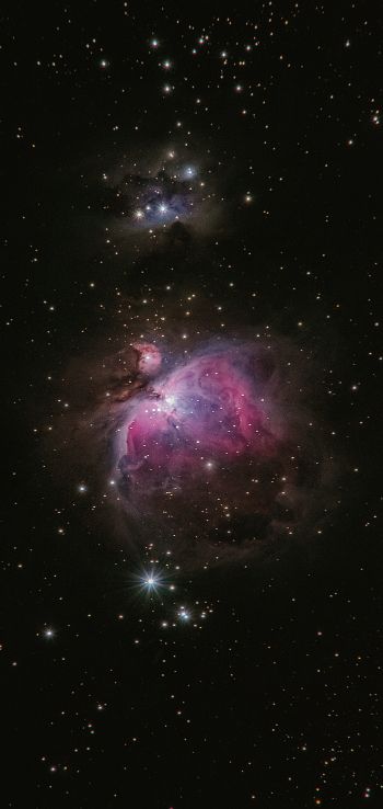 Обои 720x1520 астрономия, звезды, туманность