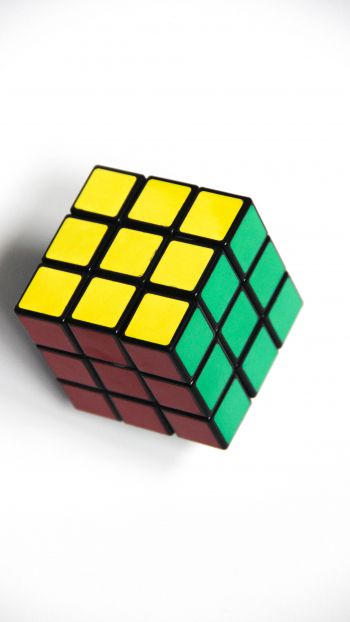 Обои 1080x1920 головоломка, кубик Рубика