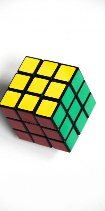 Обои 720x1440 головоломка, кубик Рубика