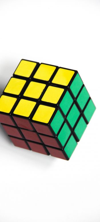 Обои 720x1600 головоломка, кубик Рубика