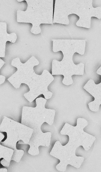 puzzles, gray Wallpaper 600x1024