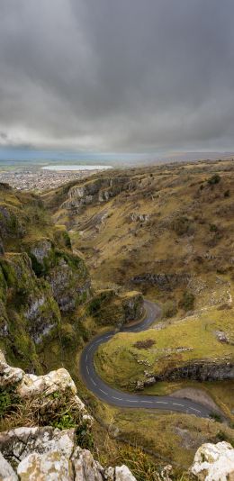 Cheddar, Great Britain, gorge Wallpaper 1440x2960