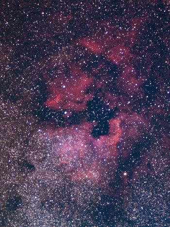 nebula, stars Wallpaper 1668x2224