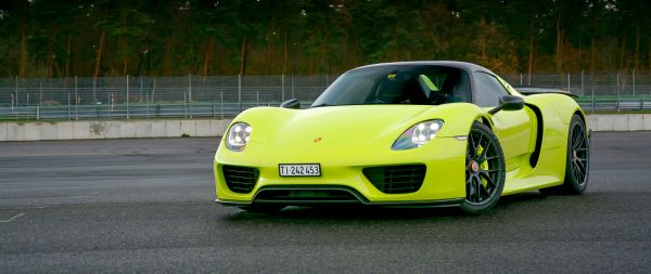 Porsche 918 Spyder, sports car Wallpaper 2560x1080