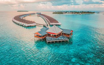 Обои 2560x1600 Мальдивы, океан, курорт