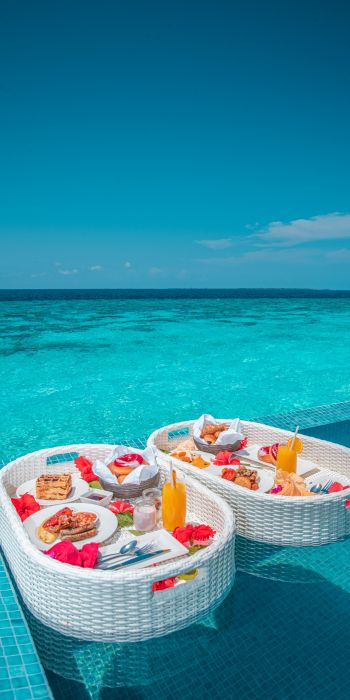 Maldives, azure, aesthetics Wallpaper 720x1440