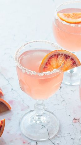 cocktail, drink, grapefruit Wallpaper 640x1136