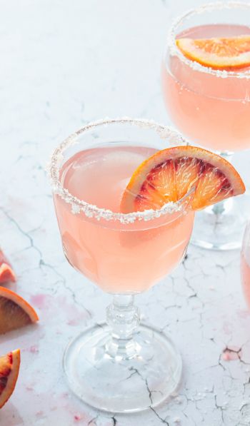 cocktail, drink, grapefruit Wallpaper 600x1024
