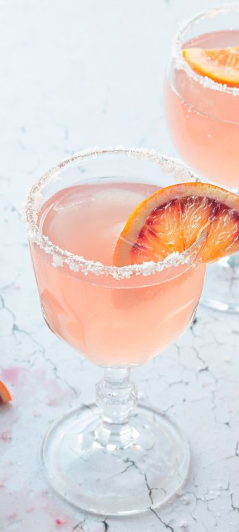 cocktail, drink, grapefruit Wallpaper 1080x2400